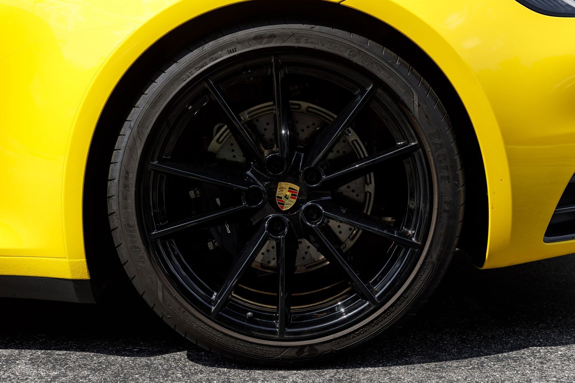 Used 2022 Racing Yellow Porsche Carrera image 34