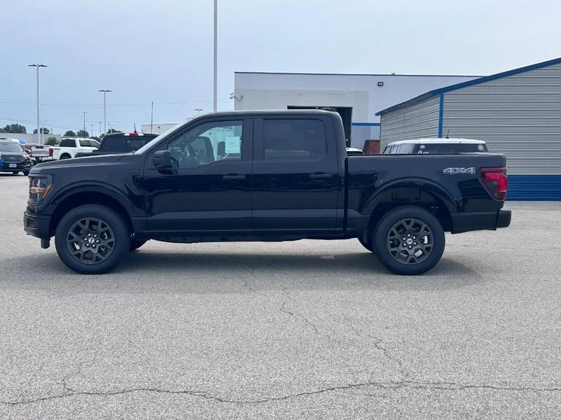 New 2026 Agate Black Metallic Ford STX 4WD SuperCrew 5.5