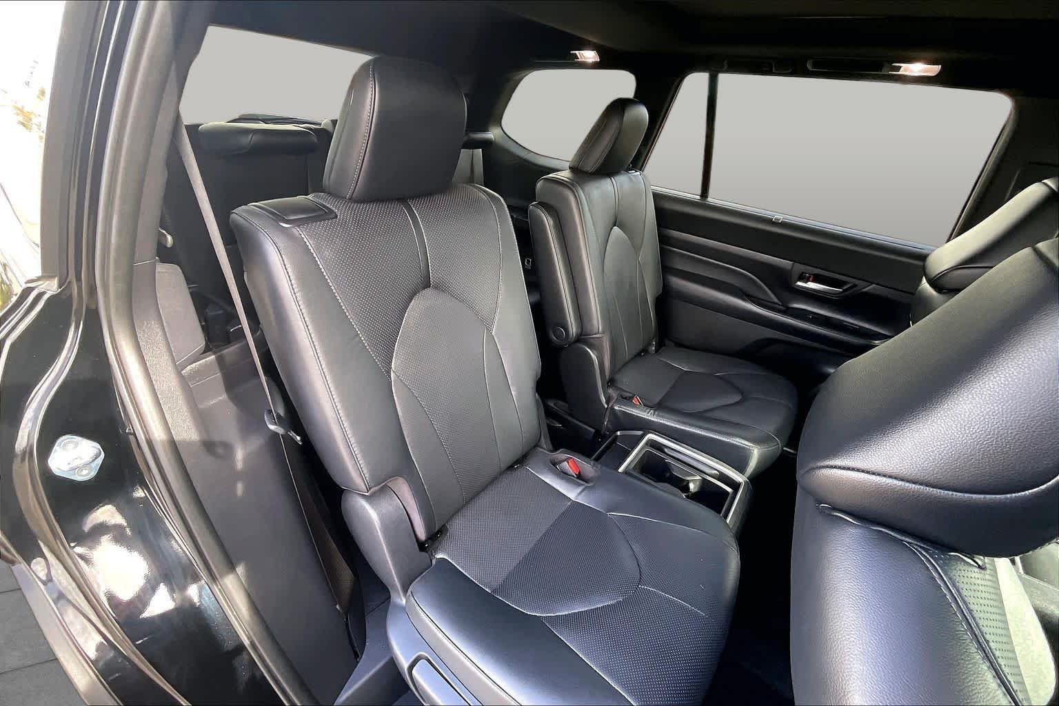 Used 2025 Midnight Black Metallic Toyota Hybrid Nightshade Edition image 20