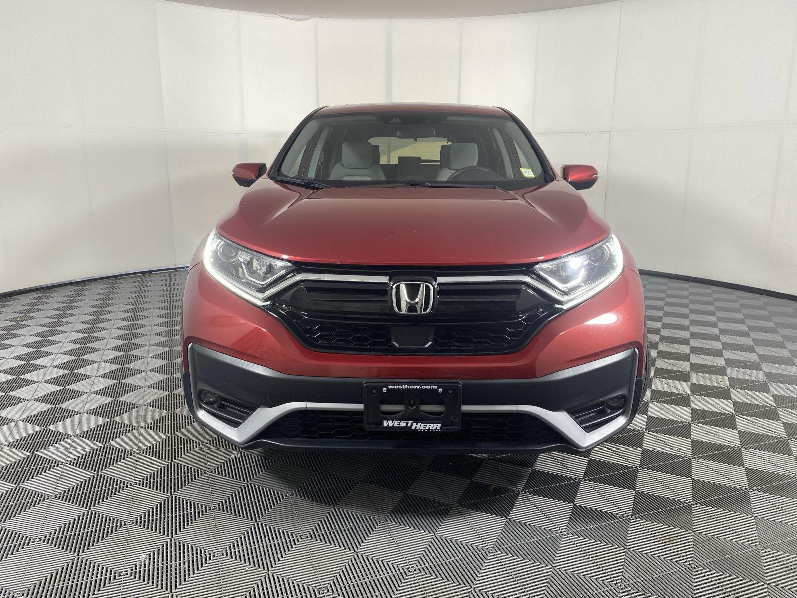 Used 2021 Radiant Red Metallic Honda EX image 2