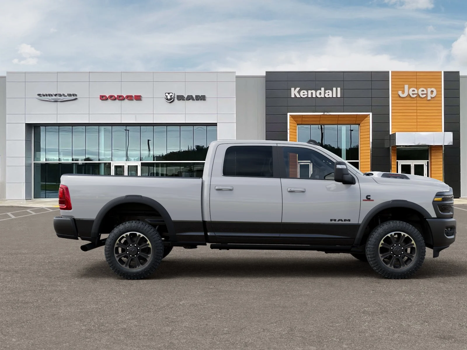 New 2026 Bright White Clearcoat Ram Rebel image 36