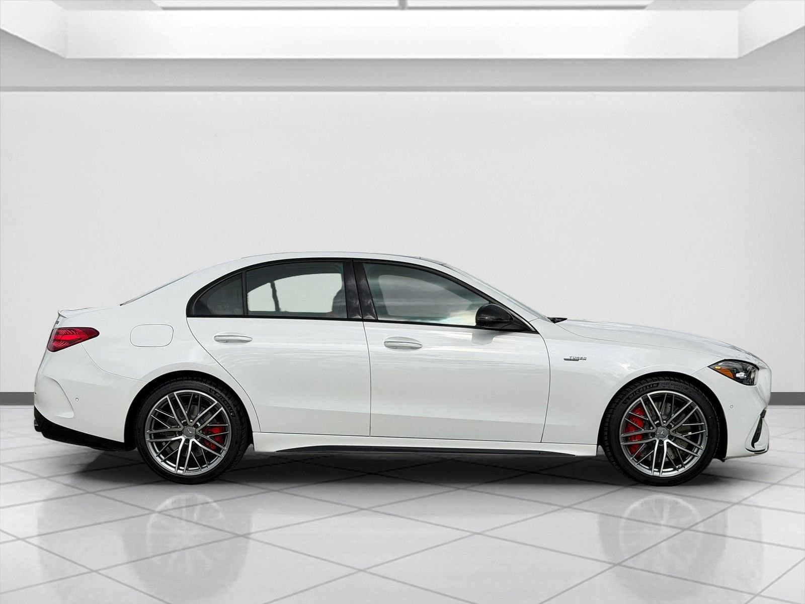 New 2026 MANUFAKTUR Moonlight White Metallic Mercedes-Benz AMG® C 43 4MATIC® Sedan image 2