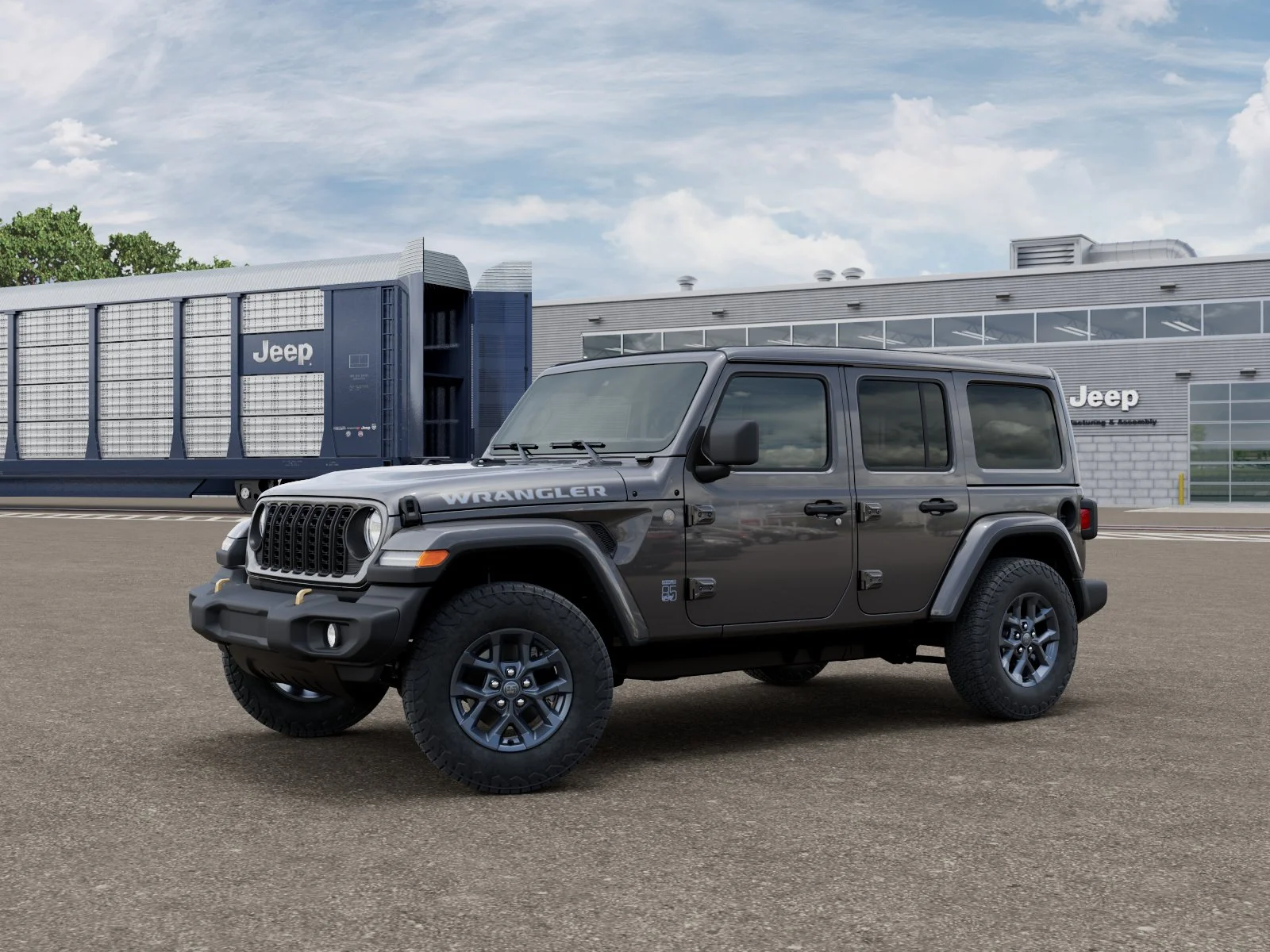 New 2026 Granite Crystal Metallic Clear-Coat Exterior Paint Jeep  image 10