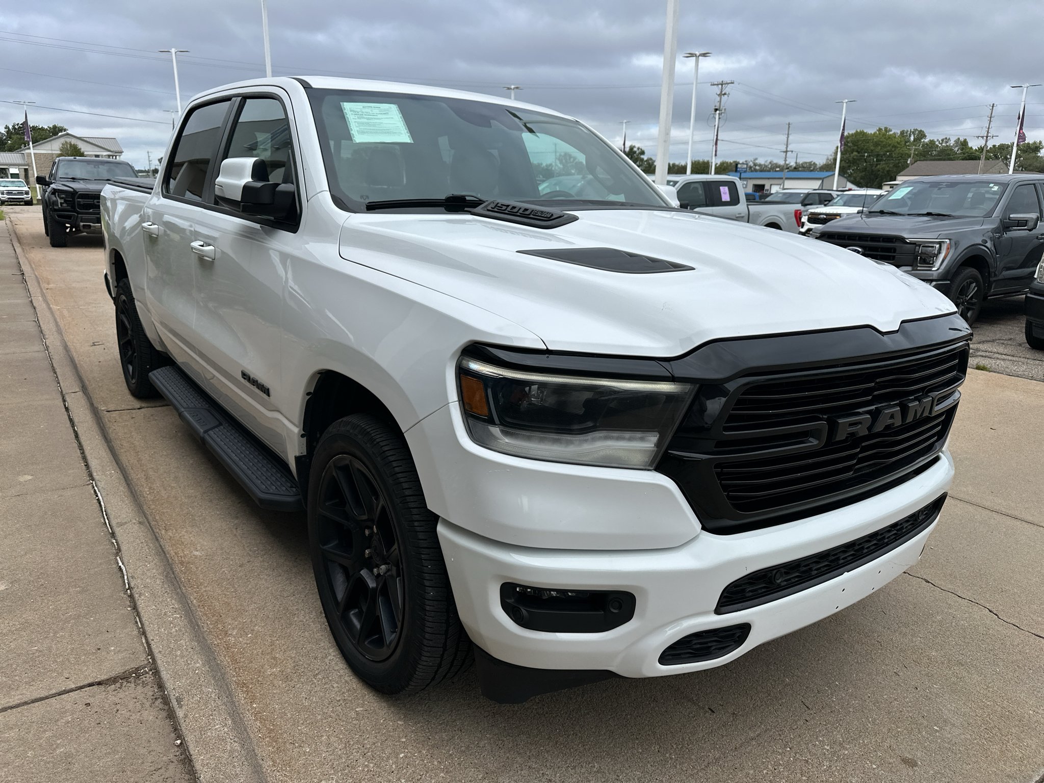 Used 2021 Bright White Ram Sport image 37