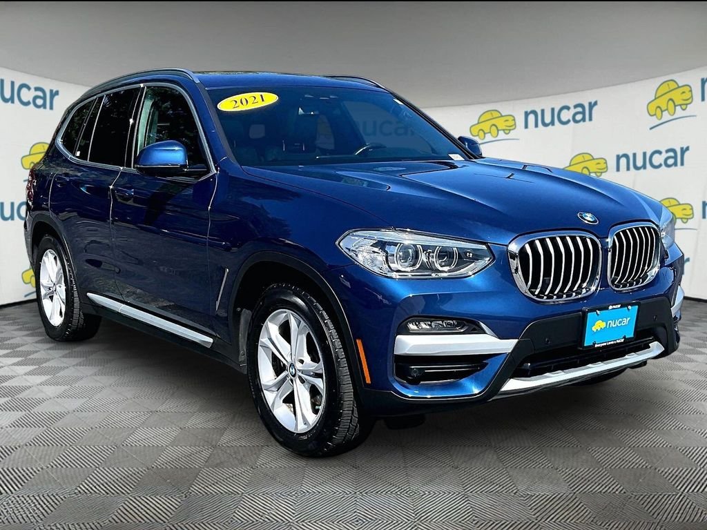Used 2021 Blue BMW xDrive30i image 1