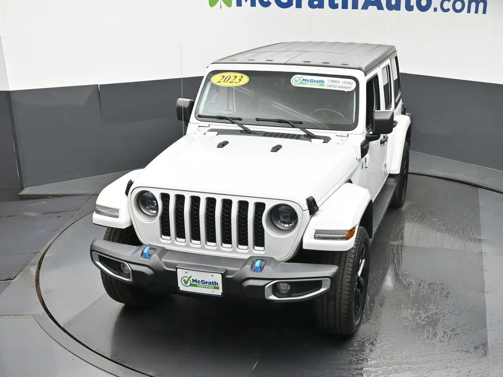 Certified Used 2023 White Jeep Sahara 4xe image 26