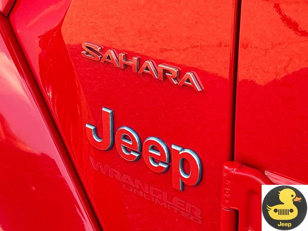 Used 2021 Red Jeep Unlimited Sahara 4xe image 16