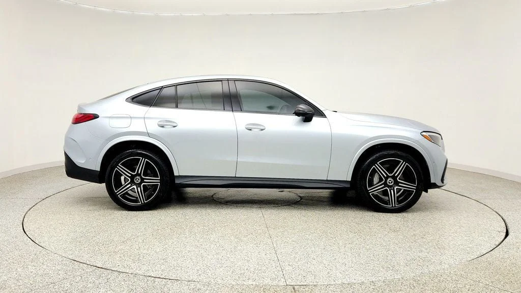 Used 2024 Cirrus Silver Metallic Mercedes-Benz GLC 300 4MATIC Coupe, AMG® Line w/ Nappa Leather Upholstery image 4