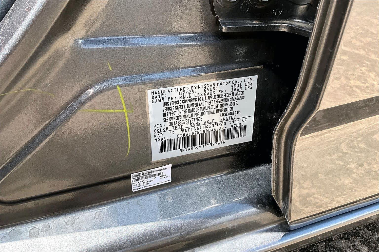 Used 2025 Gun Metallic Nissan SV image 33
