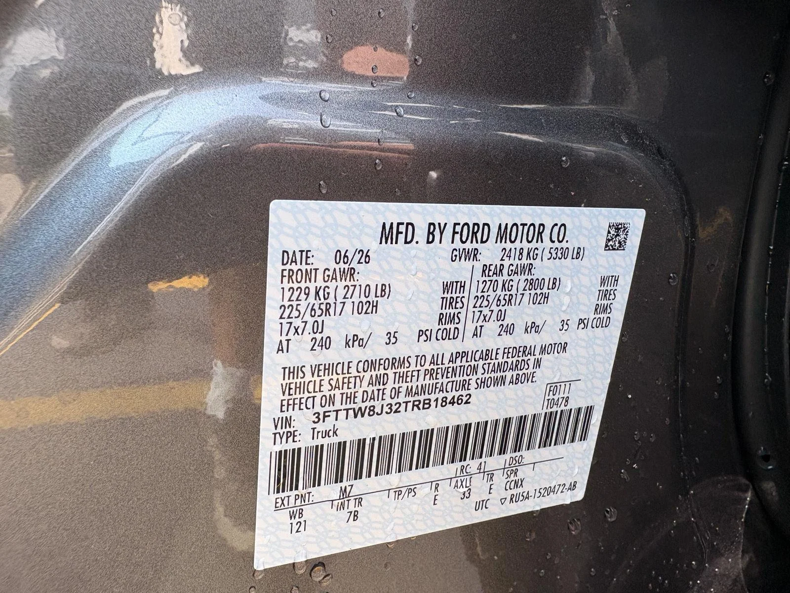 New 2026 Carbonized Gray Metallic Ford XLT image 20