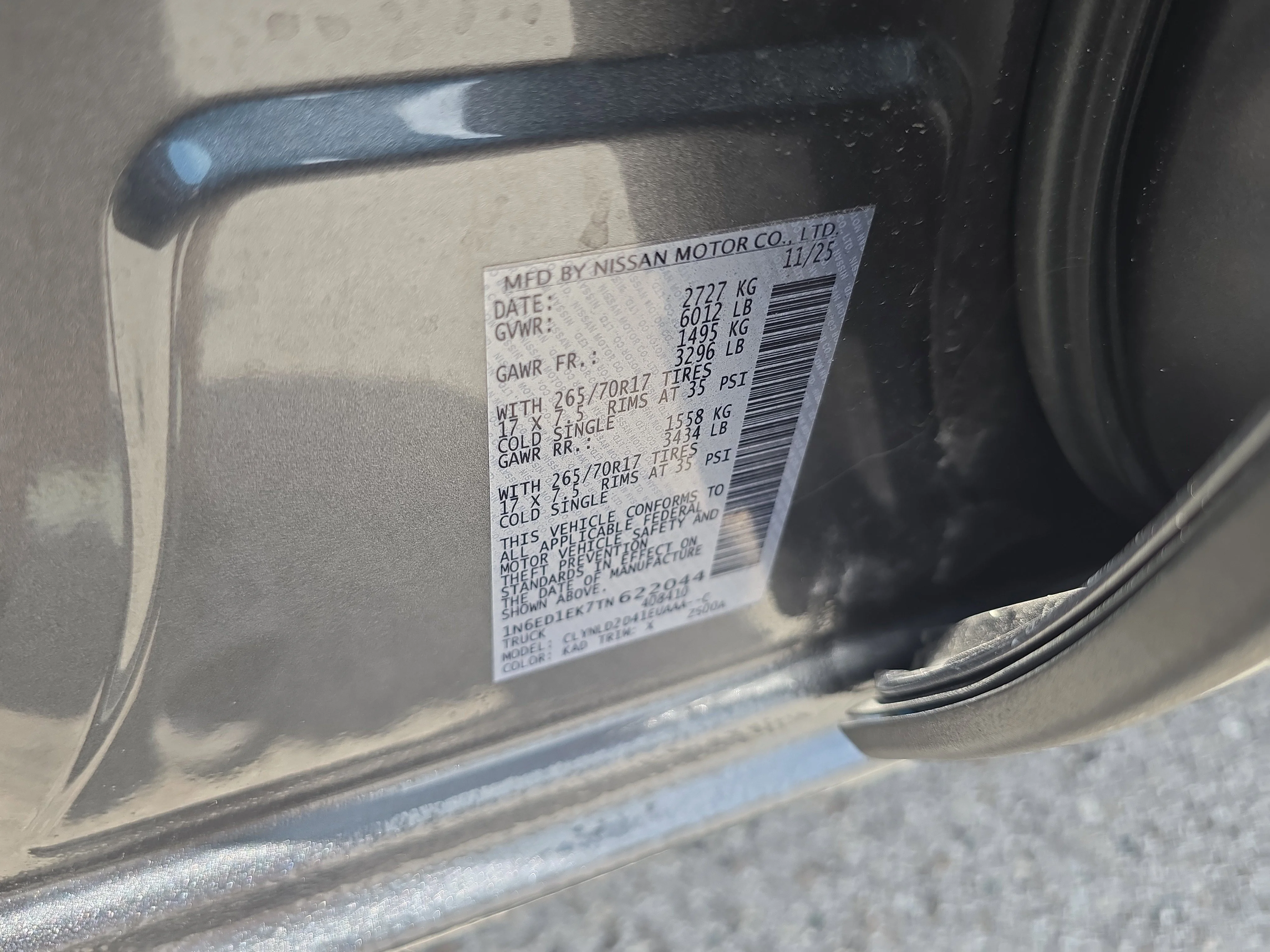 Certified Used 2026 Gun Metallic Nissan PRO-4X image 21