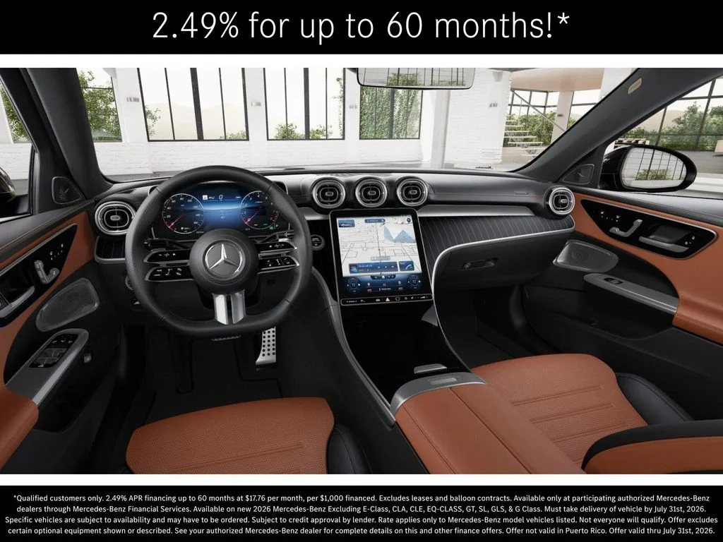 New 2026 Polar White Mercedes-Benz C 300 image 3