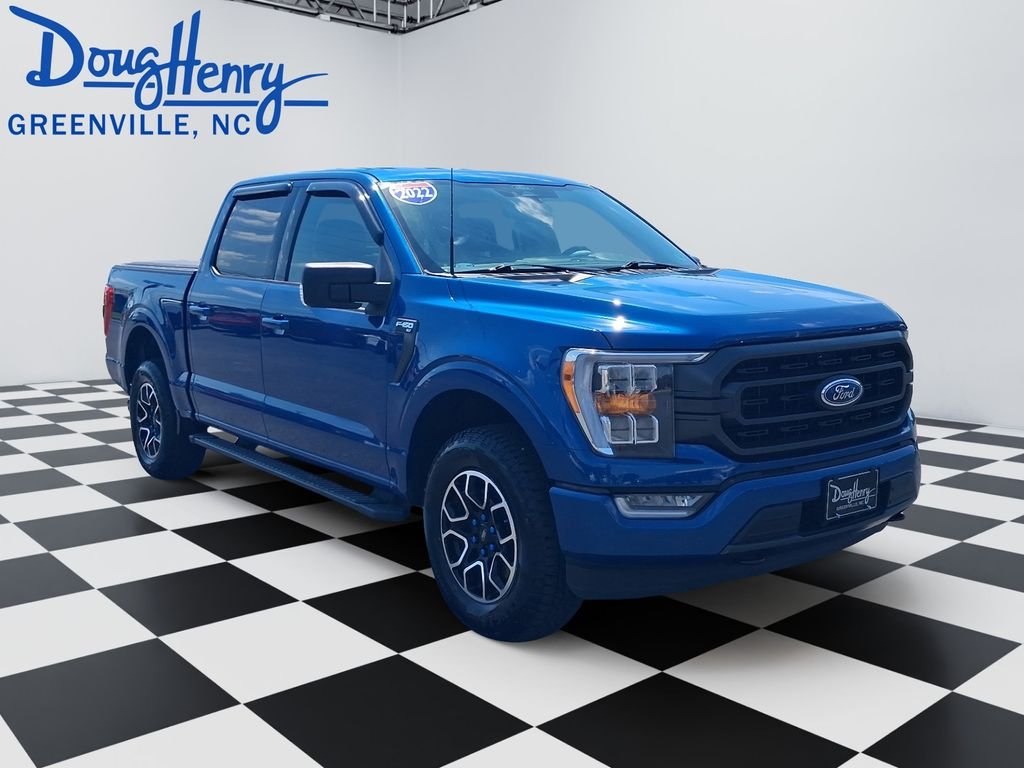 Used 2022 Blue Ford XLT image 7