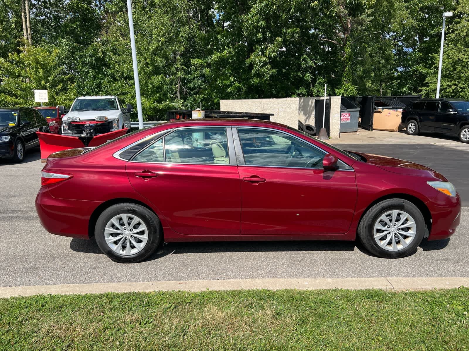 Used 2015 Ruby Flare Pearl Toyota LE image 3