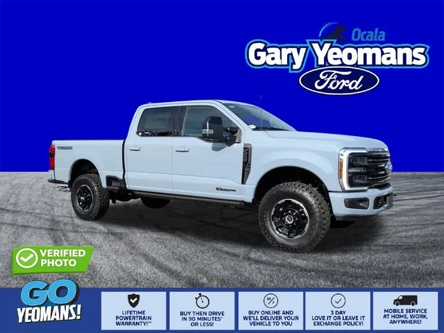 New 2026 Glacier Gray Metallic Tri-Coat Ford F-250® Platinum® image 1