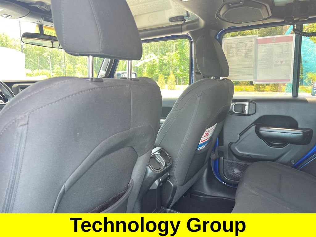 Used 2019 Ocean Blue Metallic Jeep Unlimited Sport S image 12