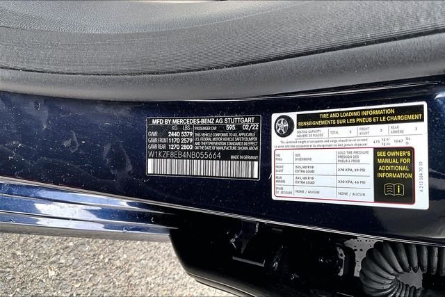Certified Used 2022 Blue Mercedes-Benz E 350 image 4