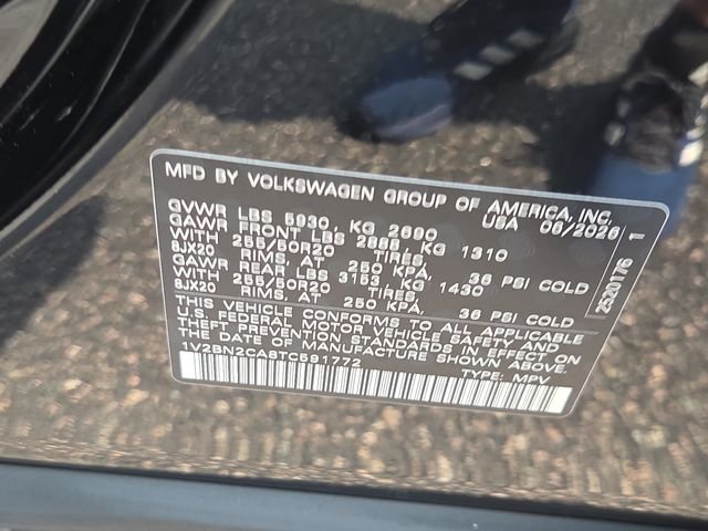 New 2026 Black Volkswagen 2.0T SEL image 5