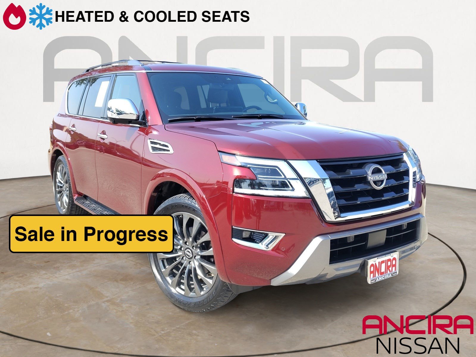 Certified Used 2024 Coulis Red Pearl Nissan Platinum image 1