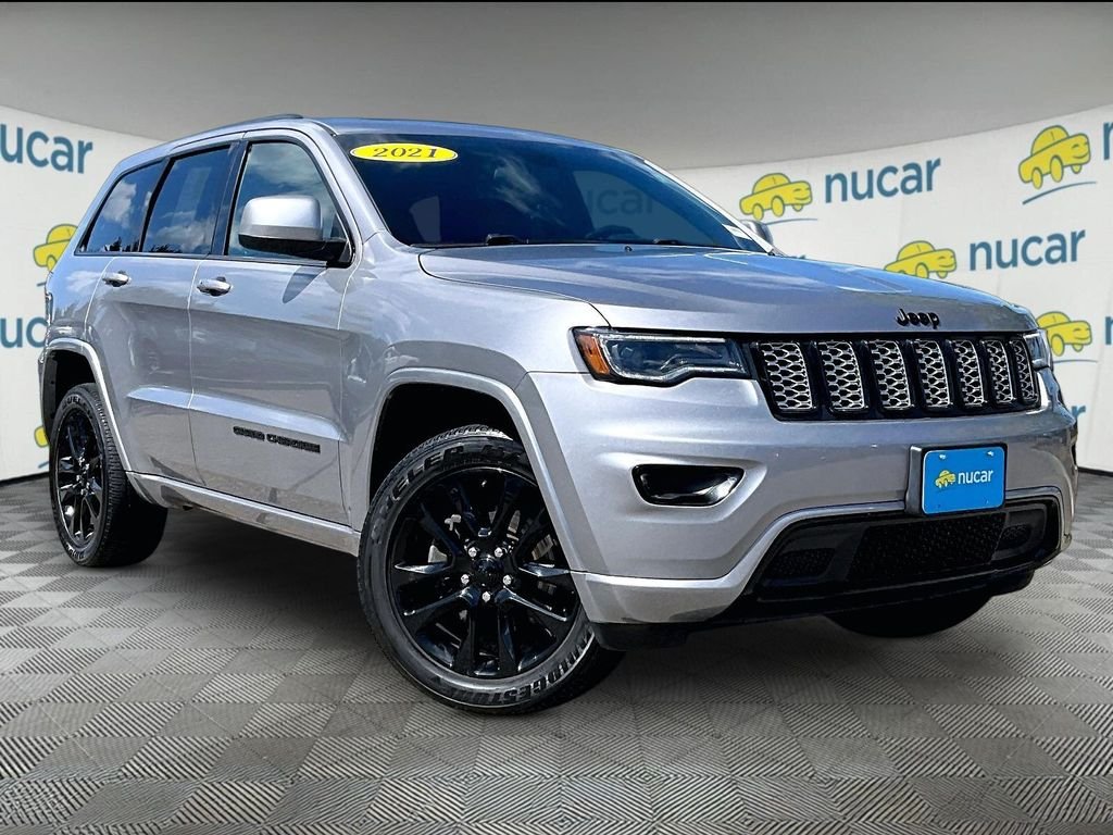 Used 2021 Silver Jeep Laredo X image 1