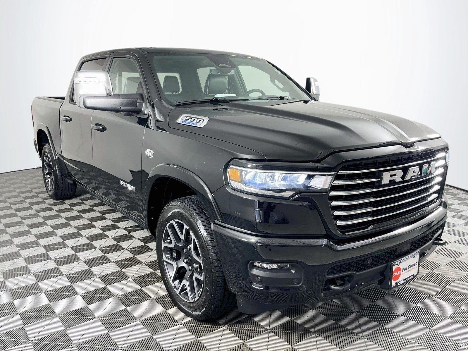 Used 2026 Diamond Black Crystal Pearlcoat Ram Laramie image 1