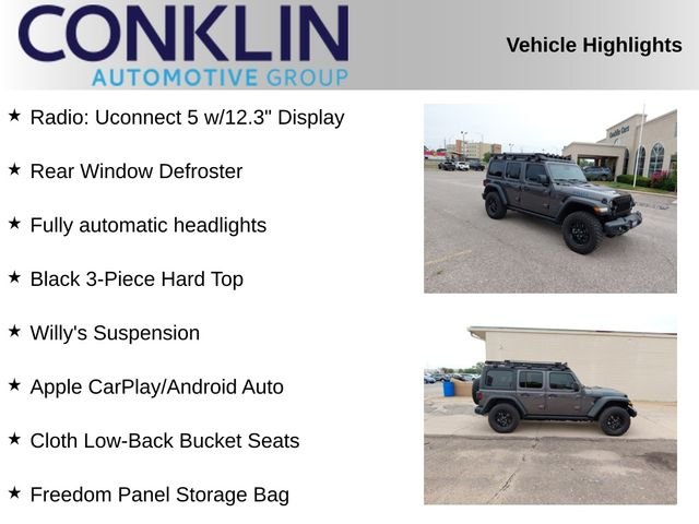 Used 2025 Gray Jeep Willys 4xe image 2