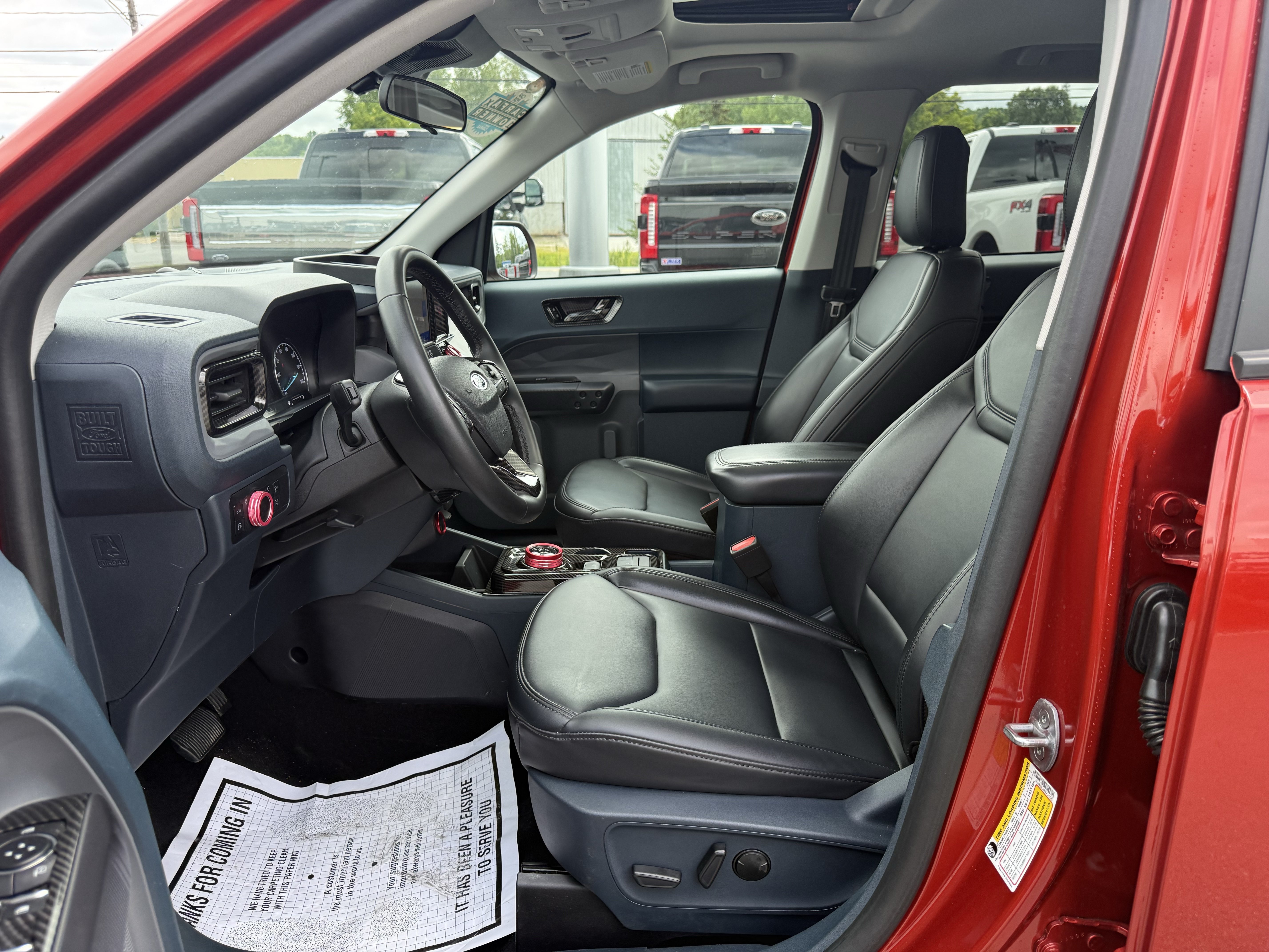 Used 2023 Hot Pepper Red Tc Ford LARIAT image 12