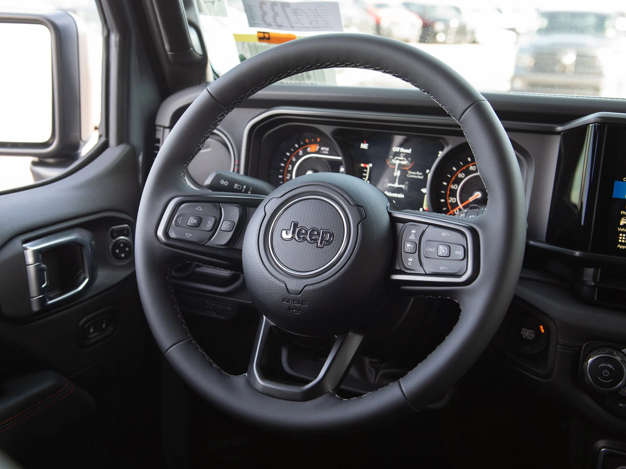 New 2026 Dark blue Jeep Rubicon X* 4 Door 4x4, 35 Inch Tires, Steel Bumpers, Nappa Leather image 9