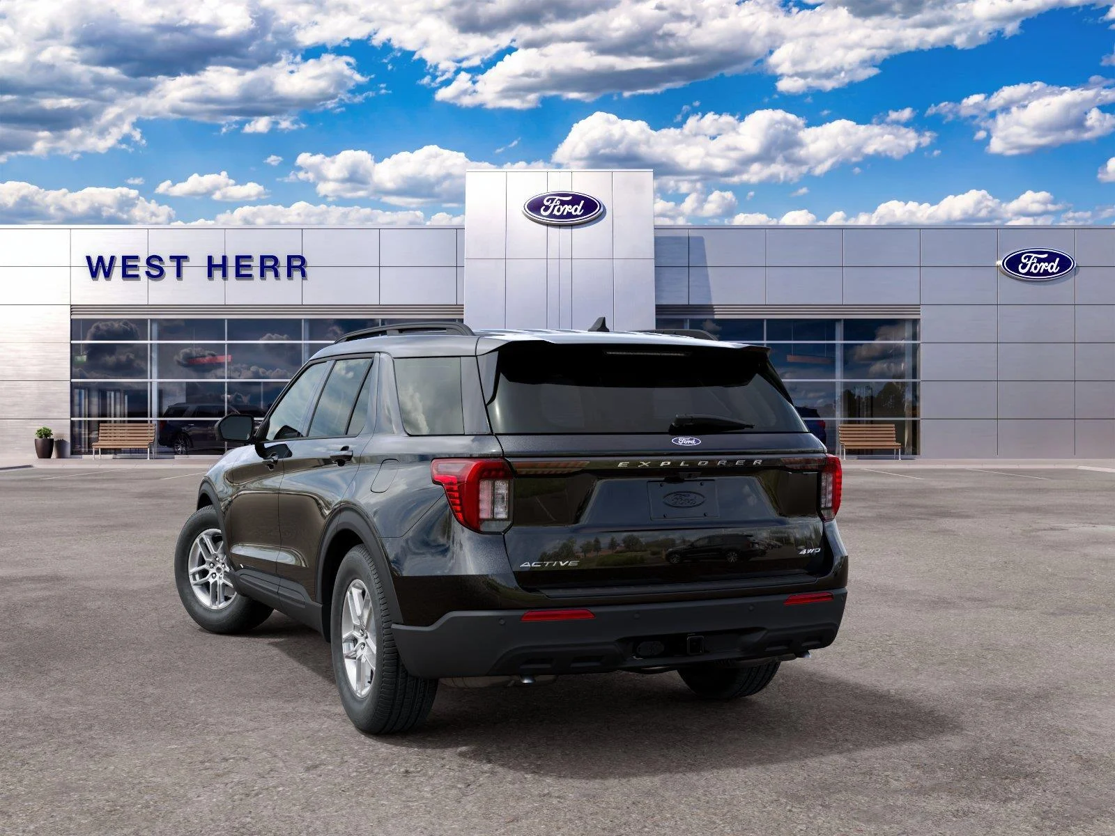 New 2027 Agate Black Metallic Ford Active image 4