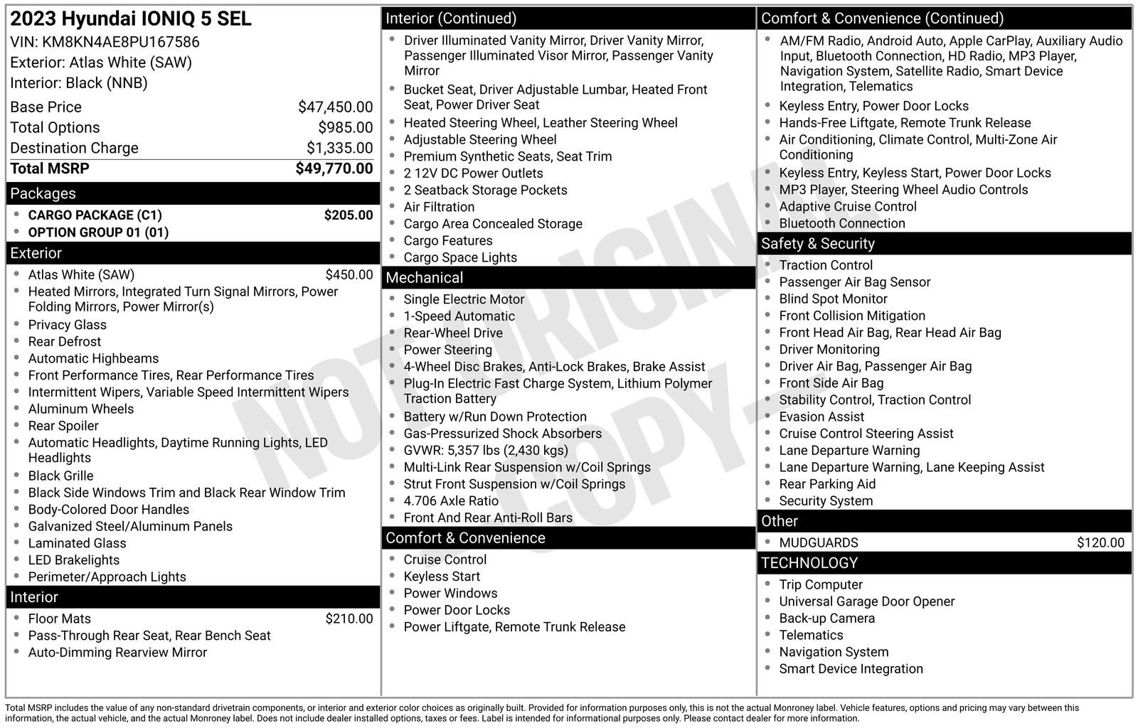 2023 Hyundai IONIQ 5 SEL