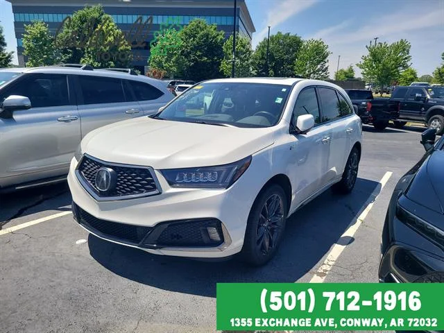 Platinum White Pearl 2020 Acura MDX SH-AWD with Technology and A-SPEC Package SUV / Crossover All-Wheel Drive