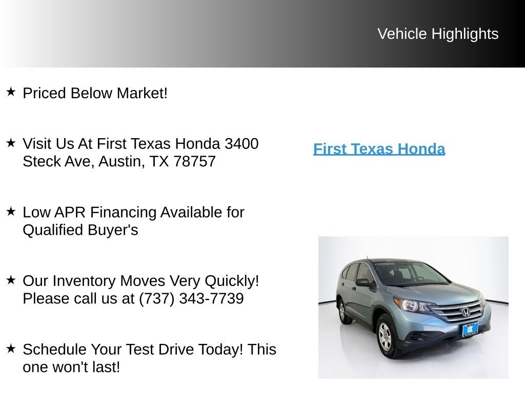 Used 2014 Mountain Air Metallic Honda LX image 9