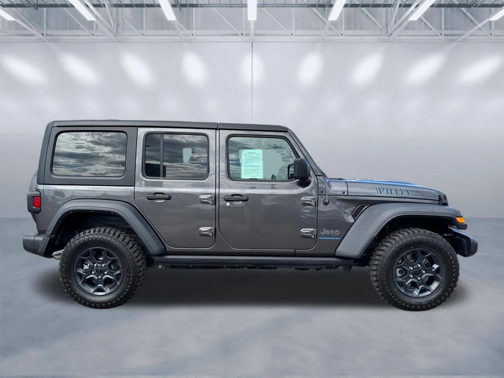 Certified Used 2023 Gray Jeep Willys 4xe image 3