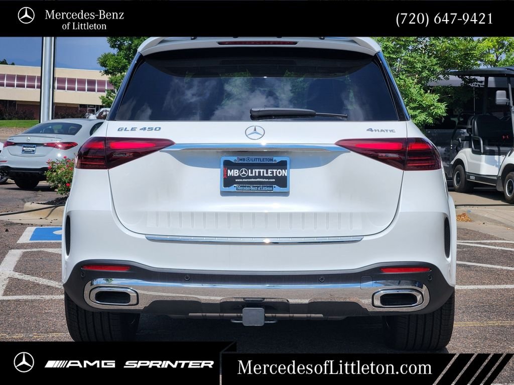 New 2026 MANUFAKTUR Moonlight White Metallic Mercedes-Benz GLE 450 image 6