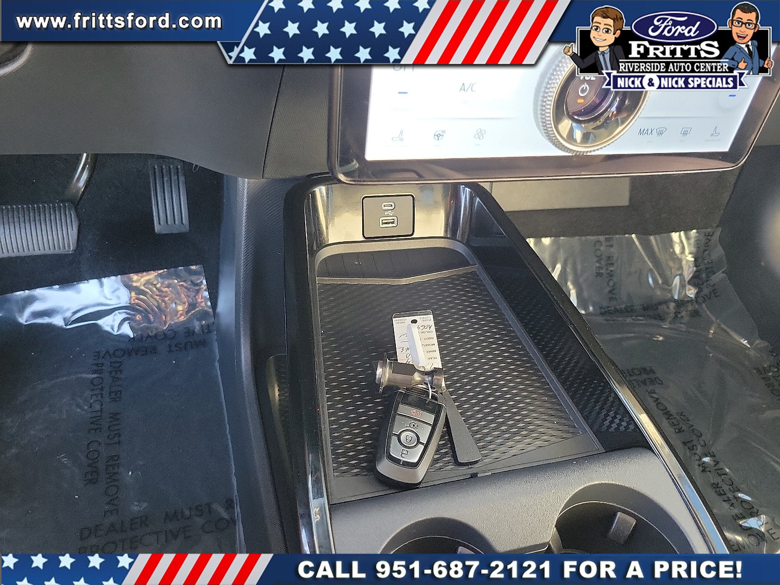 Certified Used 2024 Green Metallic Ford Premium image 9