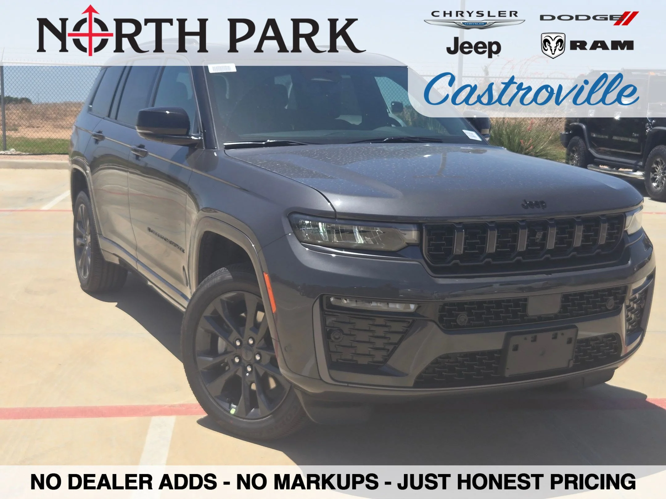 New 2026 Baltic Gray Metallic Clear-Coat Exterior Paint Jeep Limited Reserve image 1