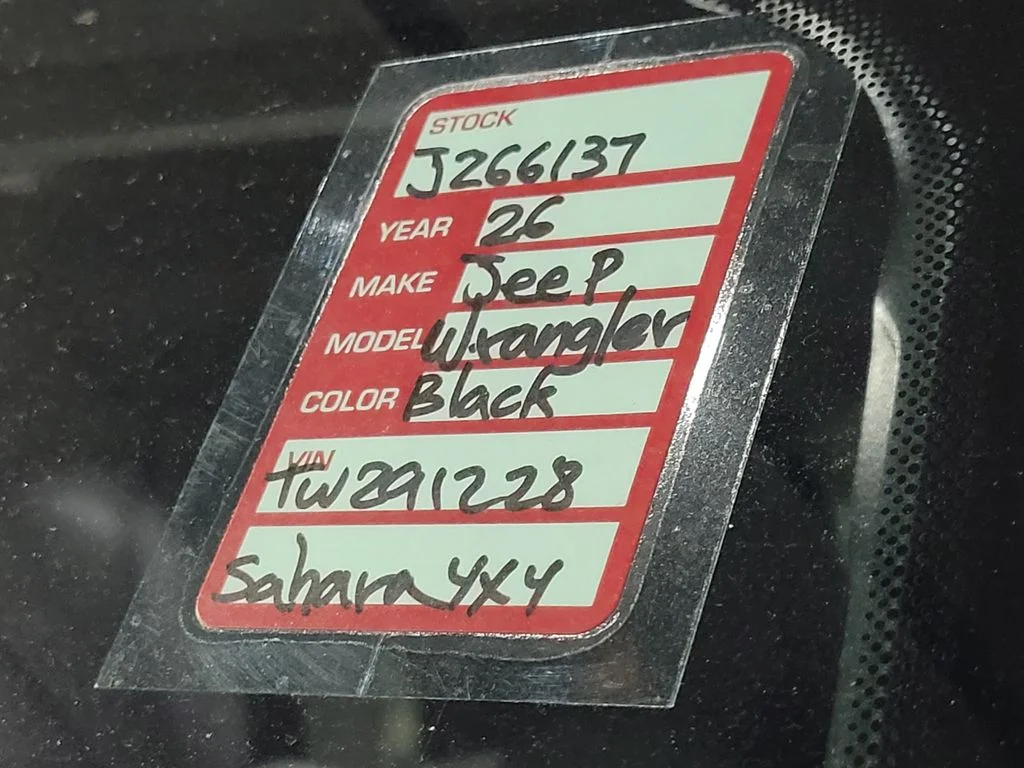 New 2026 Black Clear-Coat Exterior Paint Jeep Sahara image 24