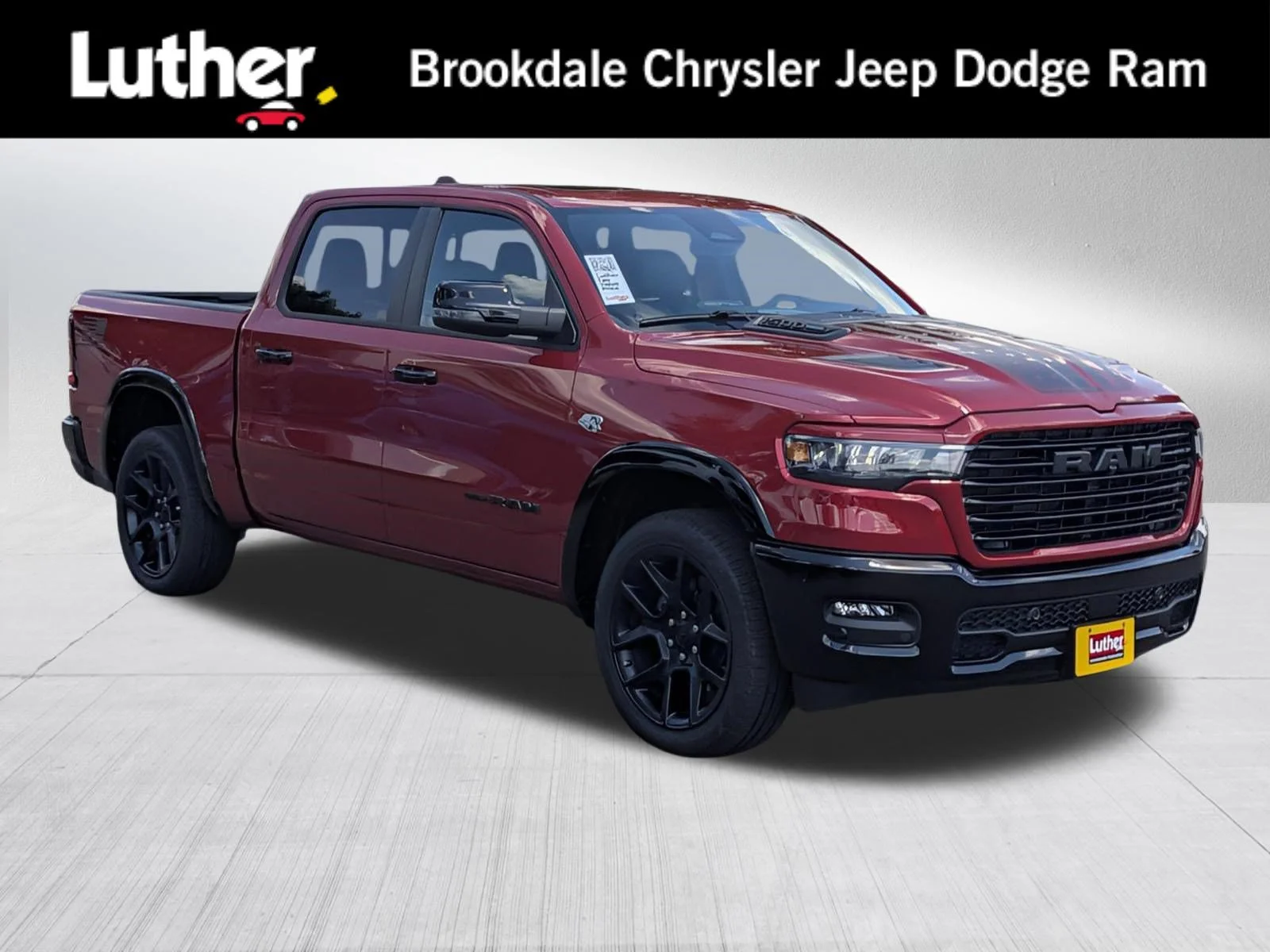 New 2026 Molten Red Pearl-Coat Exterior Paint RAM Laramie image 1