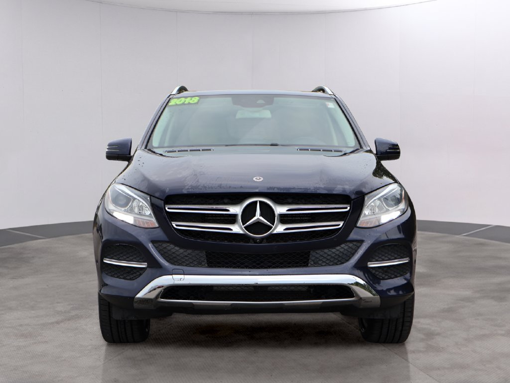Used 2018 Brilliant Blue Metallic Mercedes-Benz GLE 350 image 2