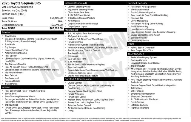 Used 2025 White Toyota SR5 image 38