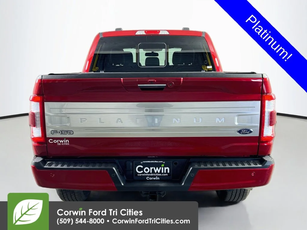 Used 2023 Rapid Red Metallic Tinted Clearcoat Ford Platinum image 14