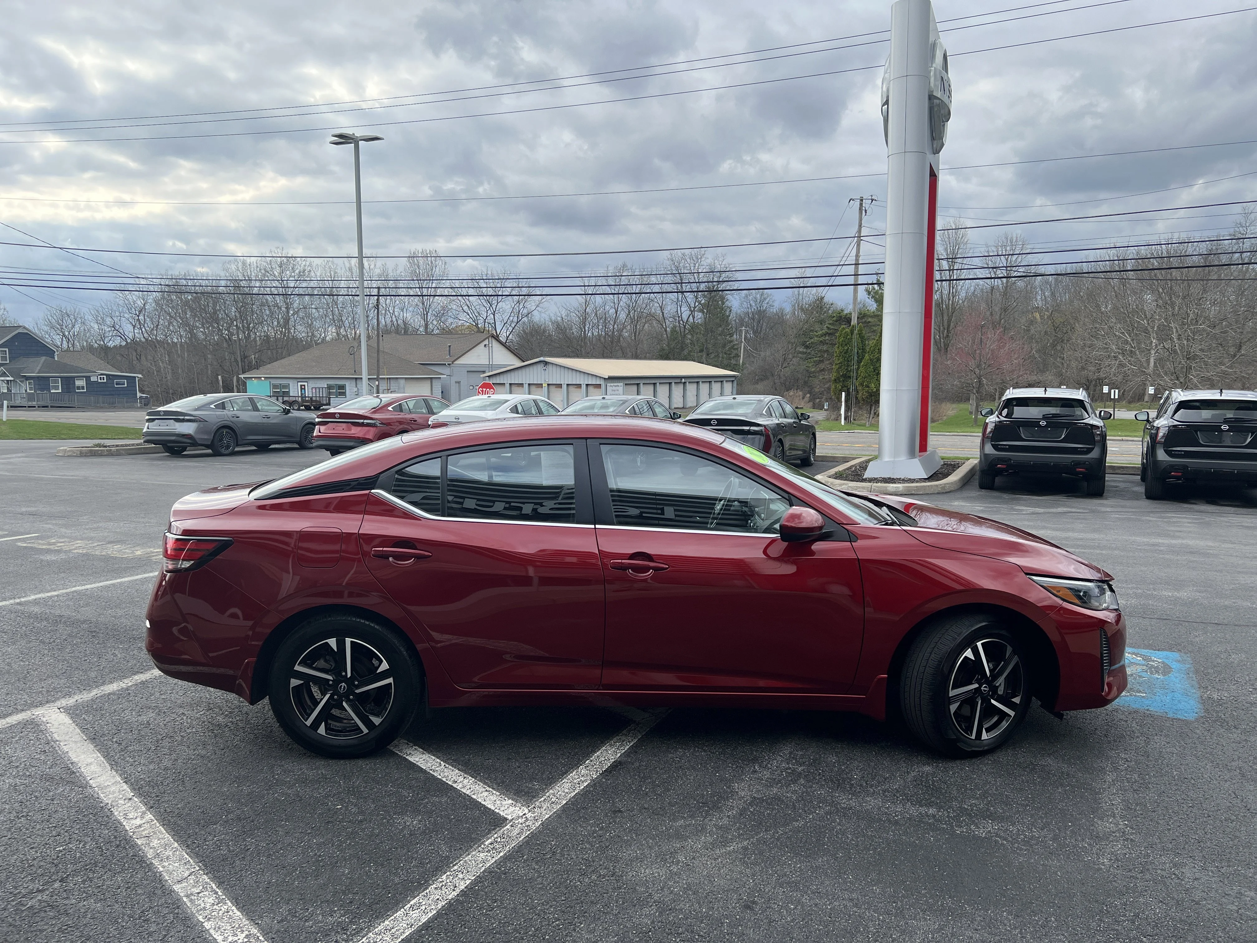 Certified Used 2025 Scarlet Ember Tintcoat Nissan SV image 10