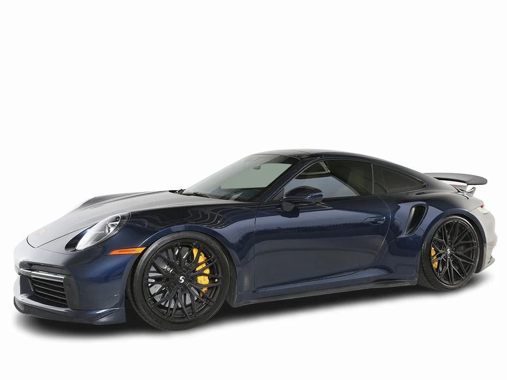Used 2022 Blue Porsche Turbo S image 4