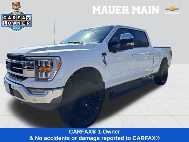 Used 2021 White Ford Lariat image 1