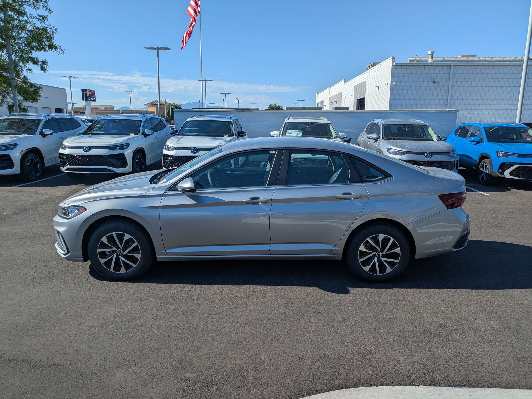 New 2026 Pyrite Silver Metallic Volkswagen S image 7