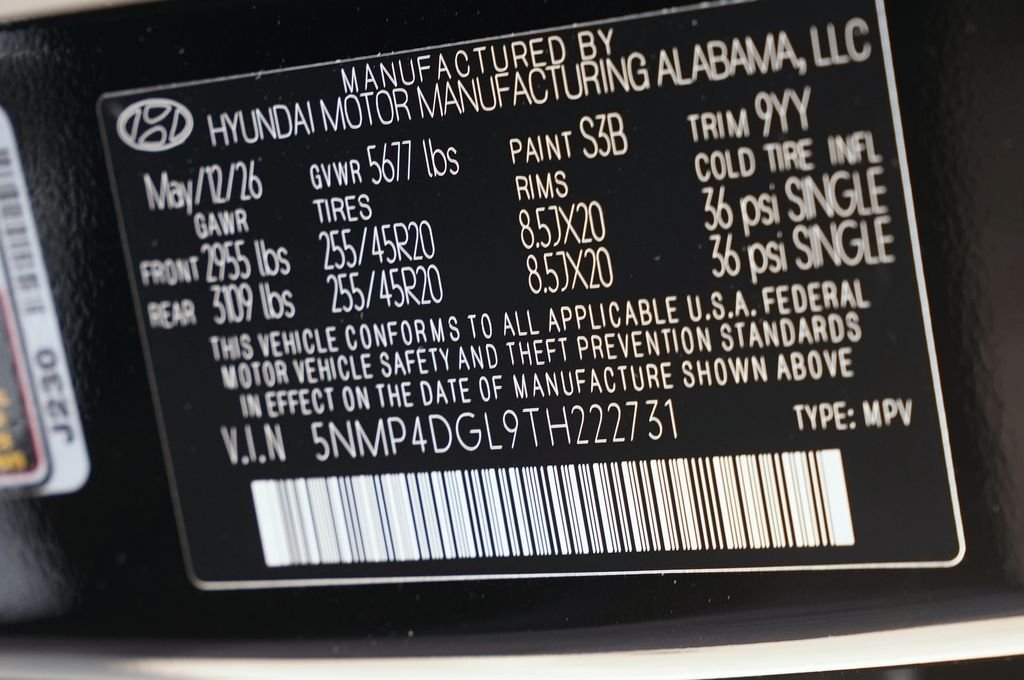 New 2026 Phantom Black Hyundai Limited image 58