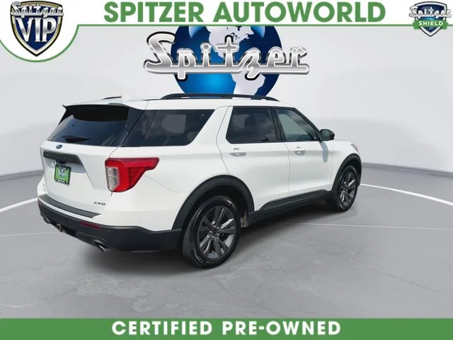 Certified Used 2023 White Metallic Ford XLT image 9