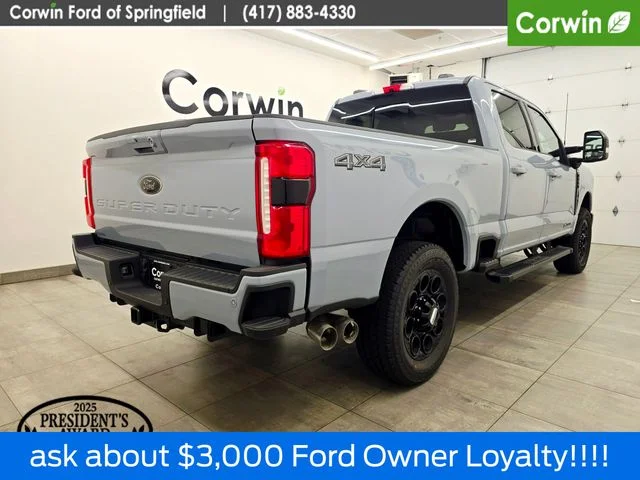 New 2026 Glacier Gray Metallic Tri-Coat Ford F-250® Lariat® image 8