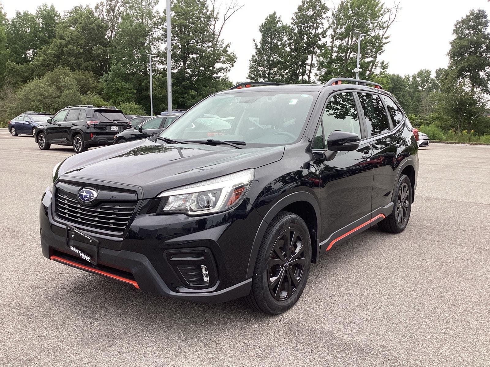 Used 2020 Crystal Black Silica Subaru Sport image 3
