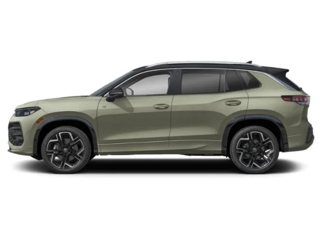 New 2026 Avocado Green w/Deep Black Roof Volkswagen SEL R-Line Turbo image 3